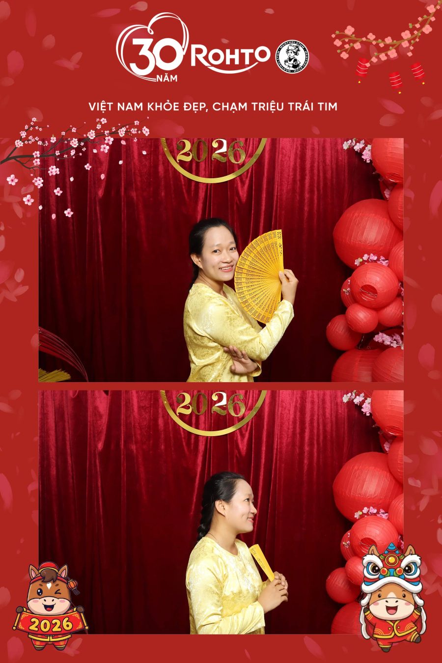 Rohto Vietnam Year-end Party with Chupbox Photobooth