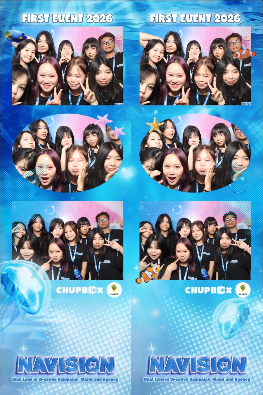 Chupbox Photobooth Photo at FIRST EVENT 2026 of Marketing Club Creatio