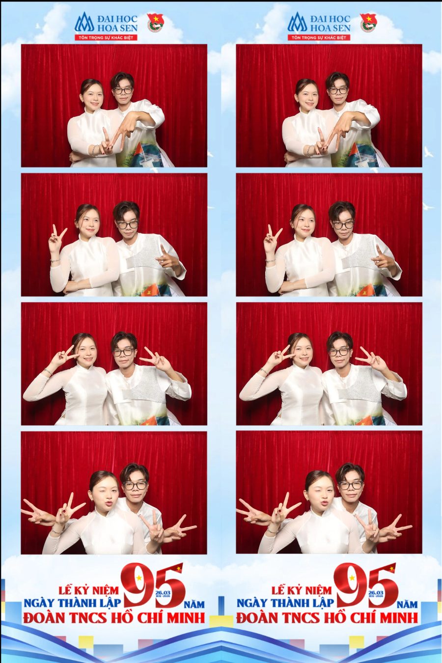 Chupbox Photobooth at Hoa Sen University for the 95th Anniversary of the Ho Chi Minh Communist Youth Union