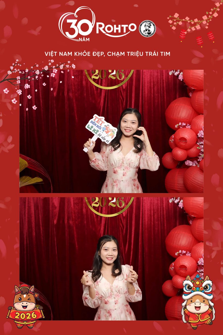 Rohto Vietnam Year-end Party with Chupbox Photobooth