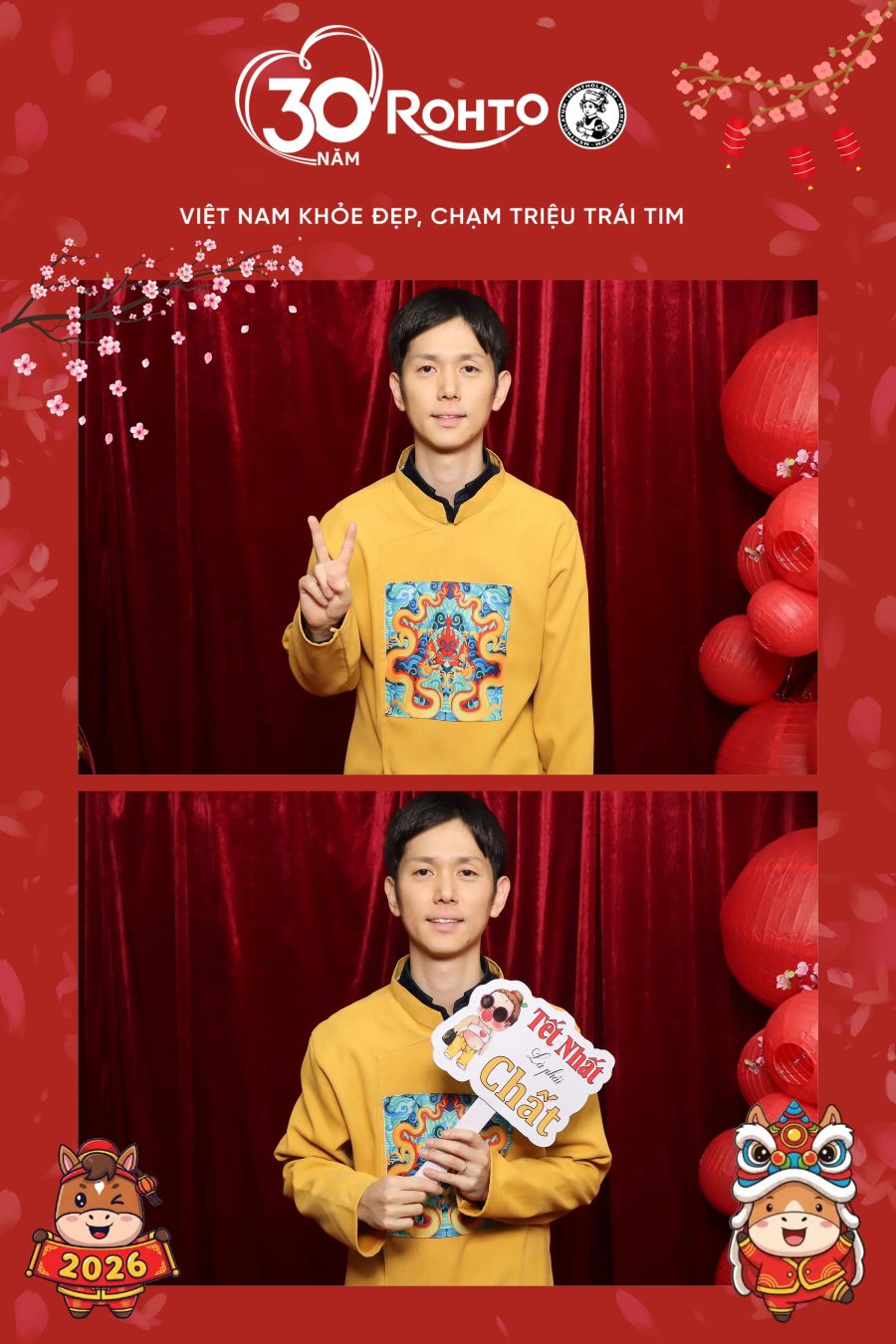 Rohto Vietnam Year-end Party with Chupbox Photobooth