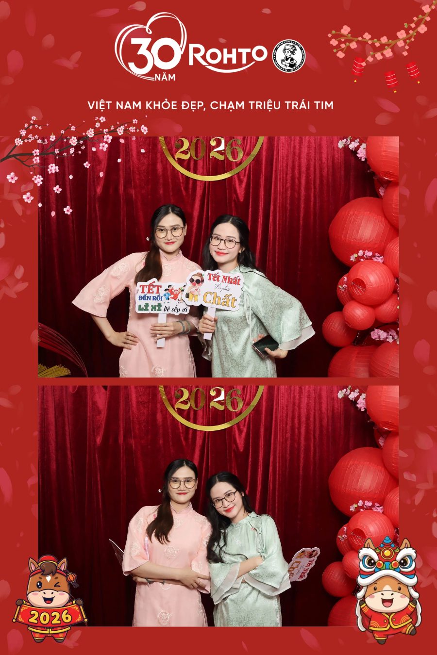 Rohto Vietnam Year-end Party with Chupbox Photobooth