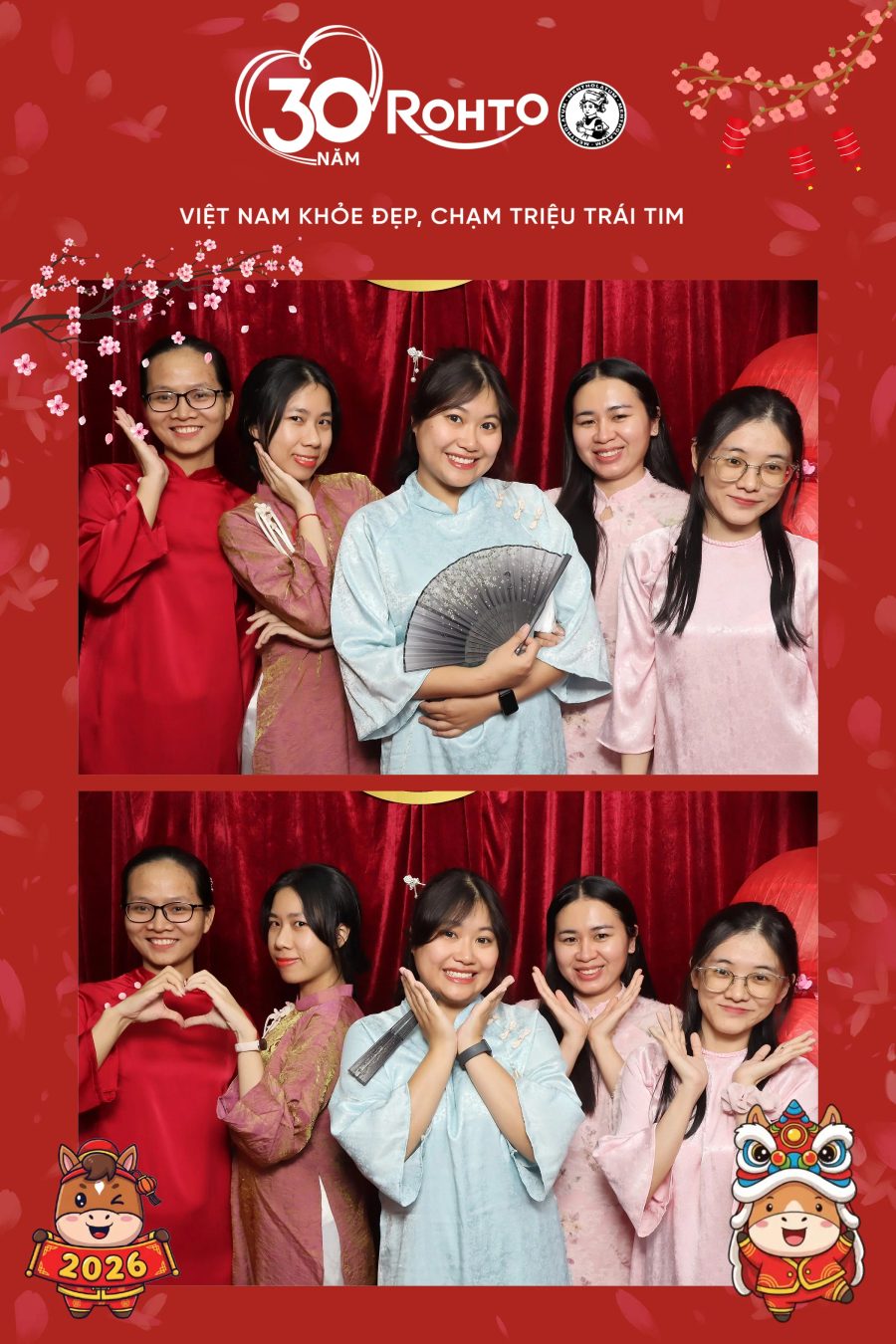 Rohto Vietnam Year-end Party with Chupbox Photobooth