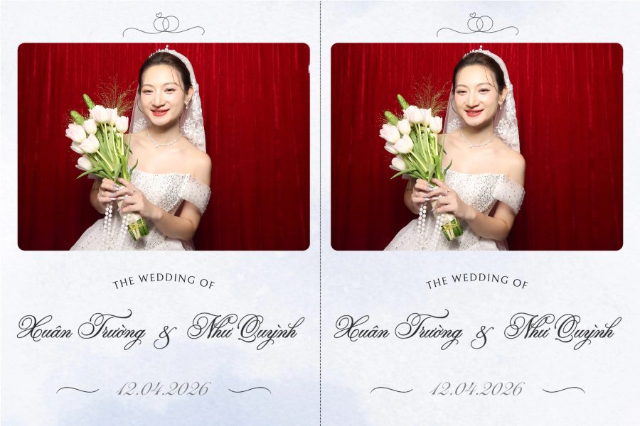 Chupbox Wedding Photobooth for Truong & Quynh at Luxury Palace