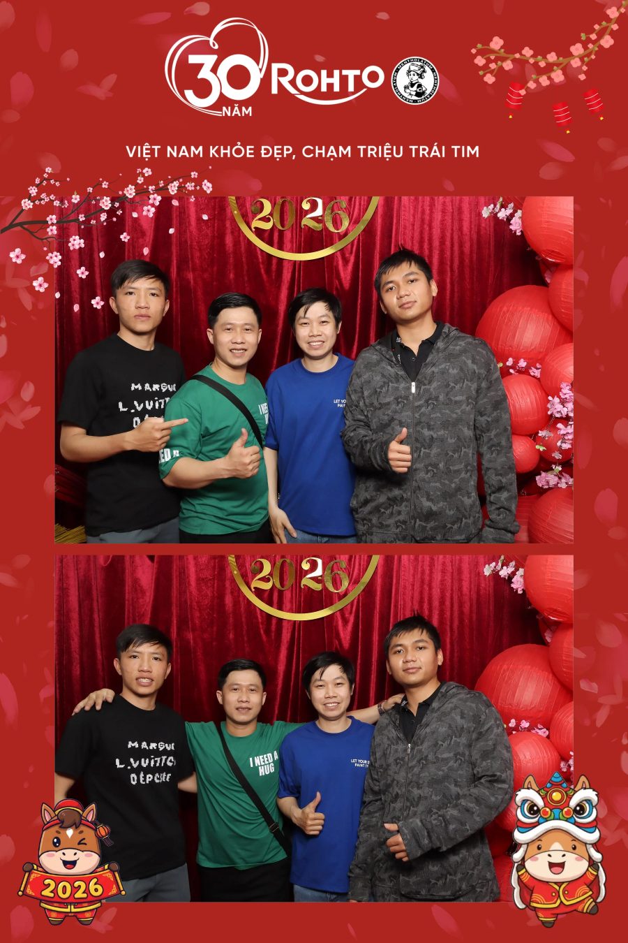Rohto Vietnam Year-end Party with Chupbox Photobooth