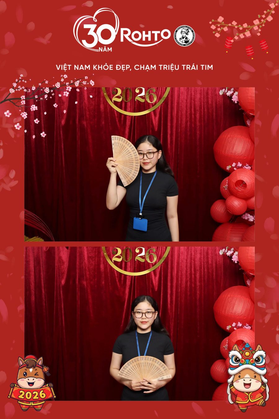 Rohto Vietnam Year-end Party with Chupbox Photobooth