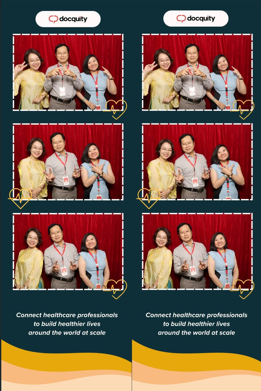 Chupbox Photobooth operation at Docquity company event