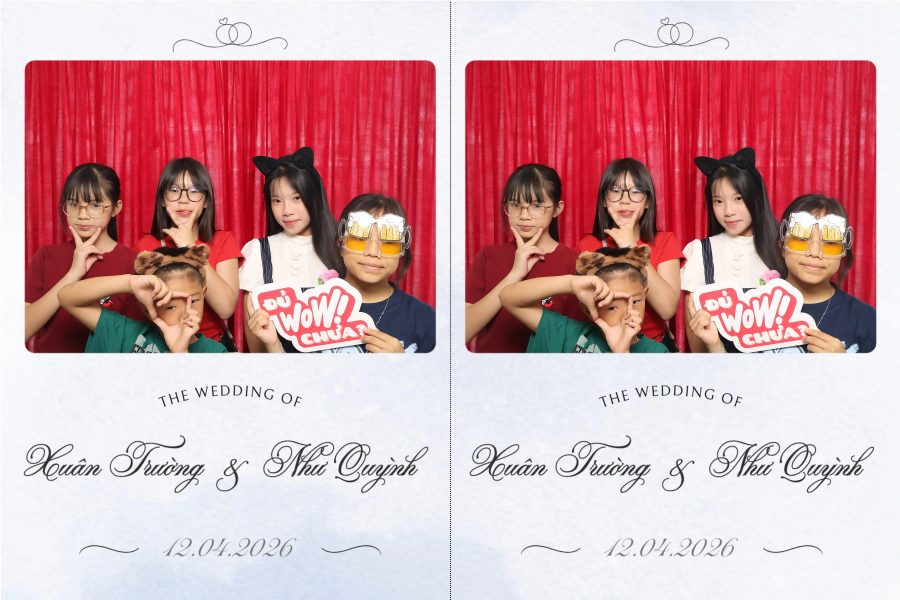 Chupbox Wedding Photobooth for Truong & Quynh at Luxury Palace