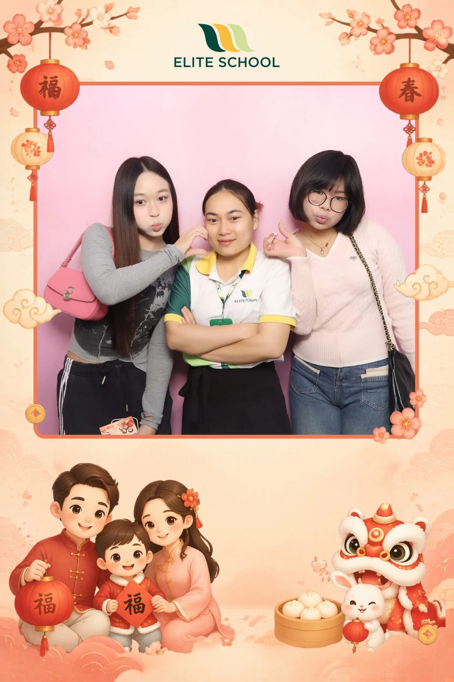 Chupbox Photobooth for Family day at Elite School Binh Duong