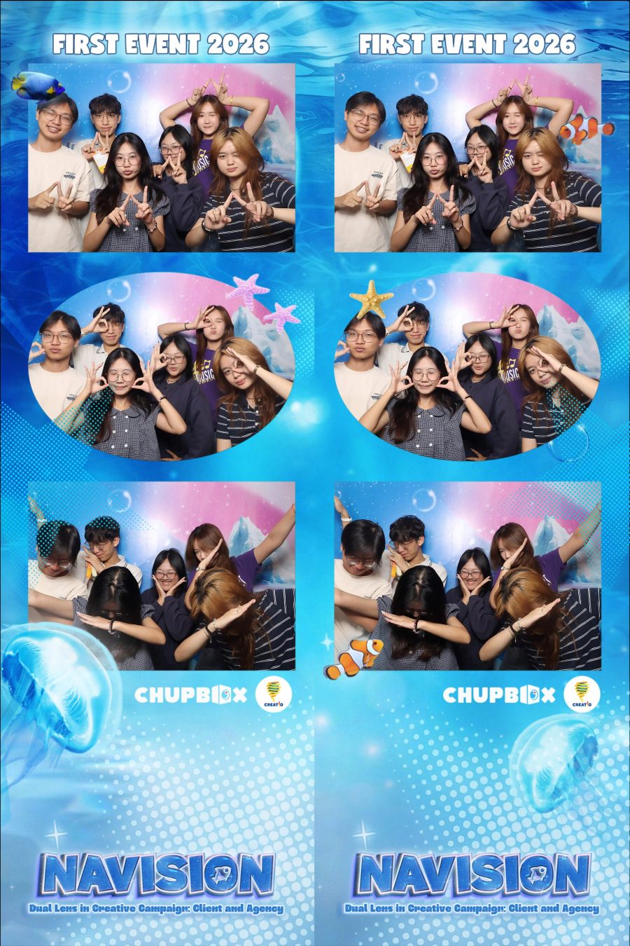 Chupbox Photobooth Photo at FIRST EVENT 2026 of Marketing Club Creatio