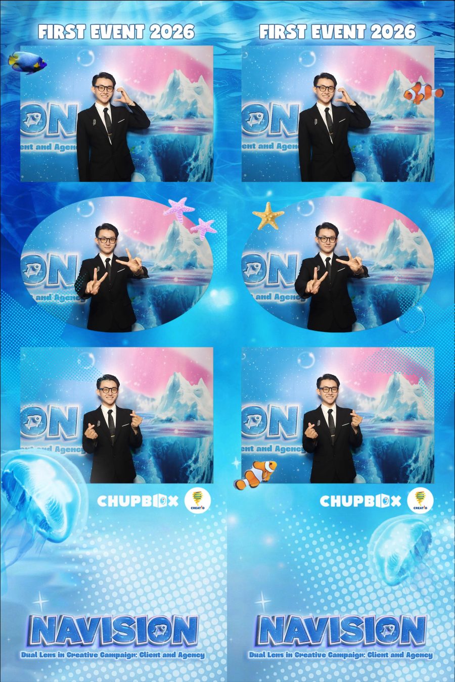 Chupbox Photobooth Photo at FIRST EVENT 2026 of Marketing Club Creatio