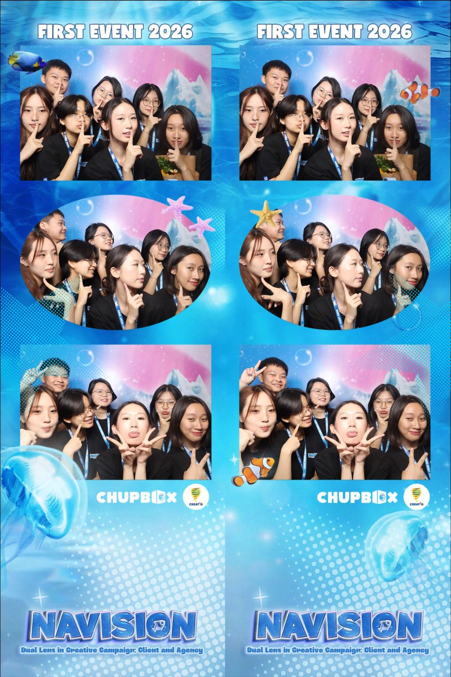 Chupbox Photobooth Photo at FIRST EVENT 2026 of Marketing Club Creatio