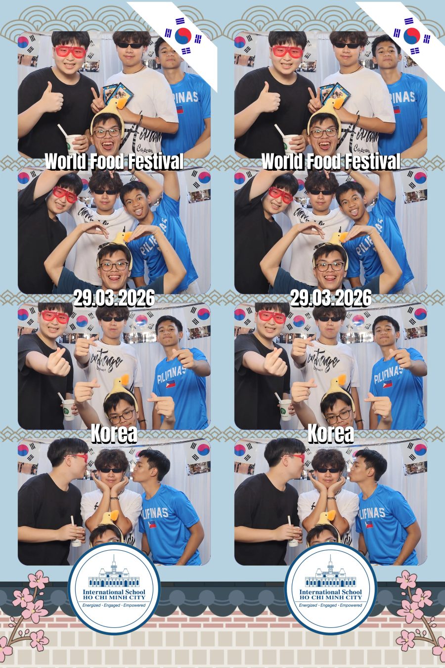 Chupbox Photobooth photos at International School HCMC (ISHCMC)