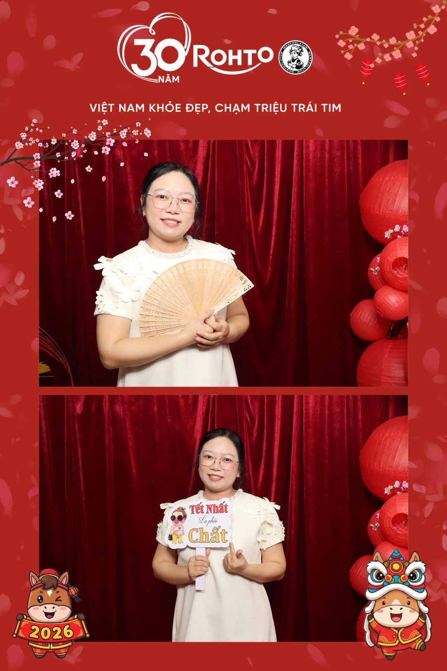 Rohto Vietnam Year-end Party with Chupbox Photobooth