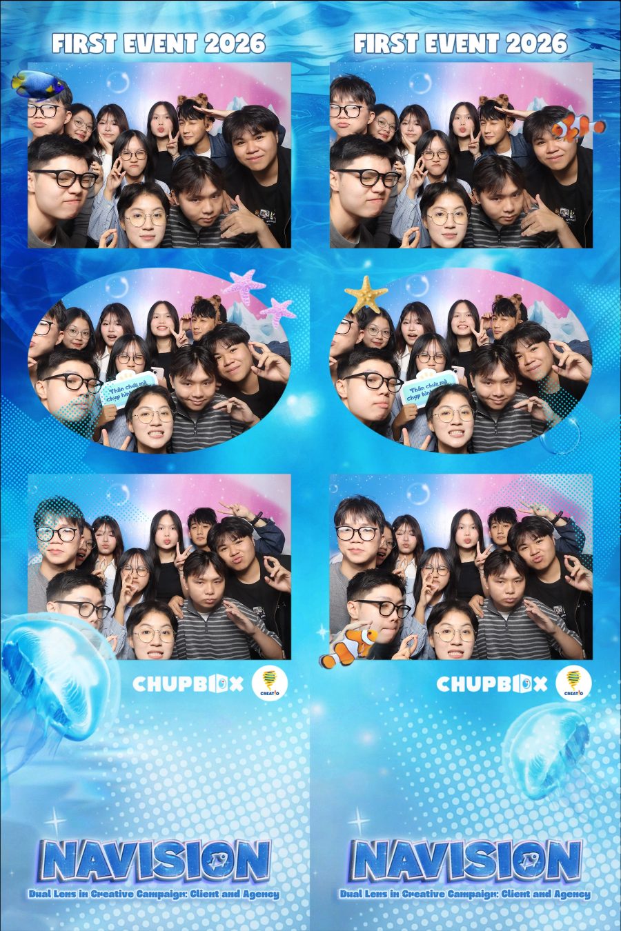 Chupbox Photobooth Photo at FIRST EVENT 2026 of Marketing Club Creatio