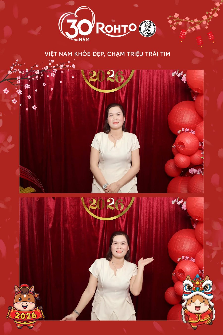 Rohto Vietnam Year-end Party with Chupbox Photobooth