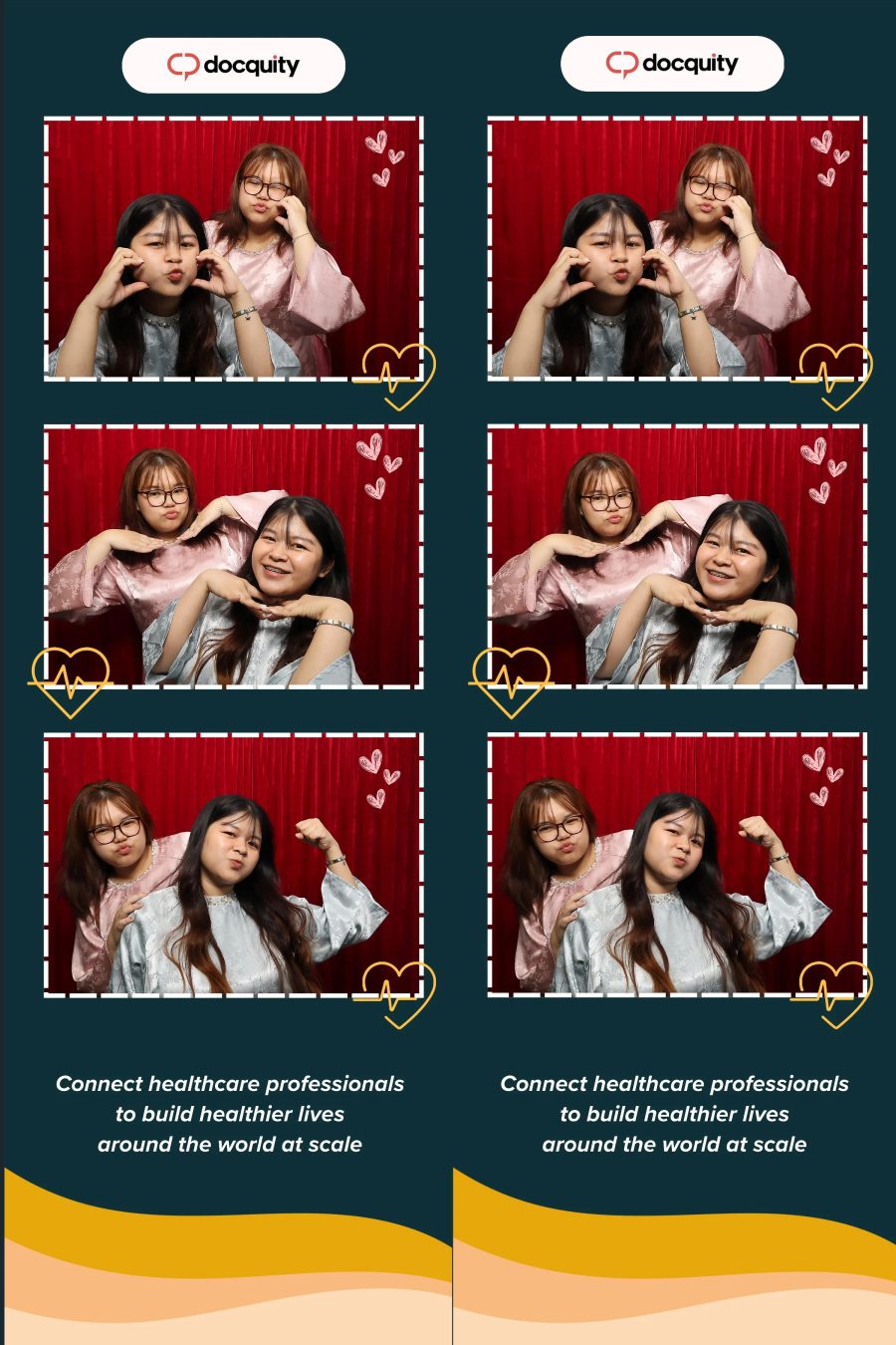 Chupbox Photobooth operation at Docquity company event