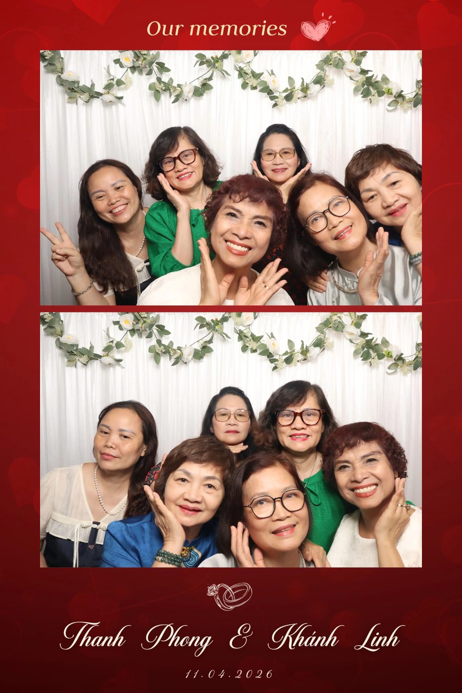 Chupbox Photobooth for Phong & Linh Wedding at Luxury Palace