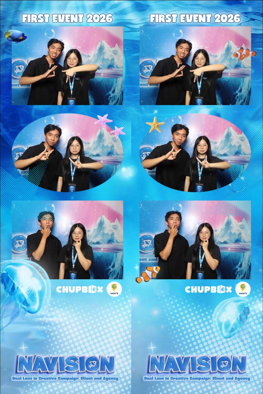 Chupbox Photobooth Photo at FIRST EVENT 2026 of Marketing Club Creatio