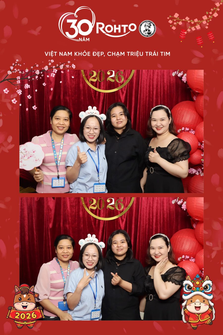 Rohto Vietnam Year-end Party with Chupbox Photobooth