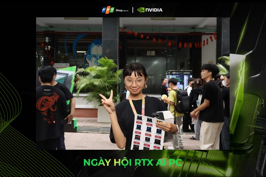 Chupbox Photobooth activity for Nvidia Promotion at University of Economics and Law