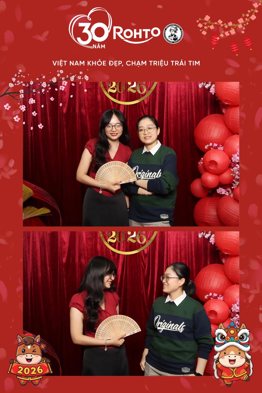Rohto Vietnam Year-end Party with Chupbox Photobooth