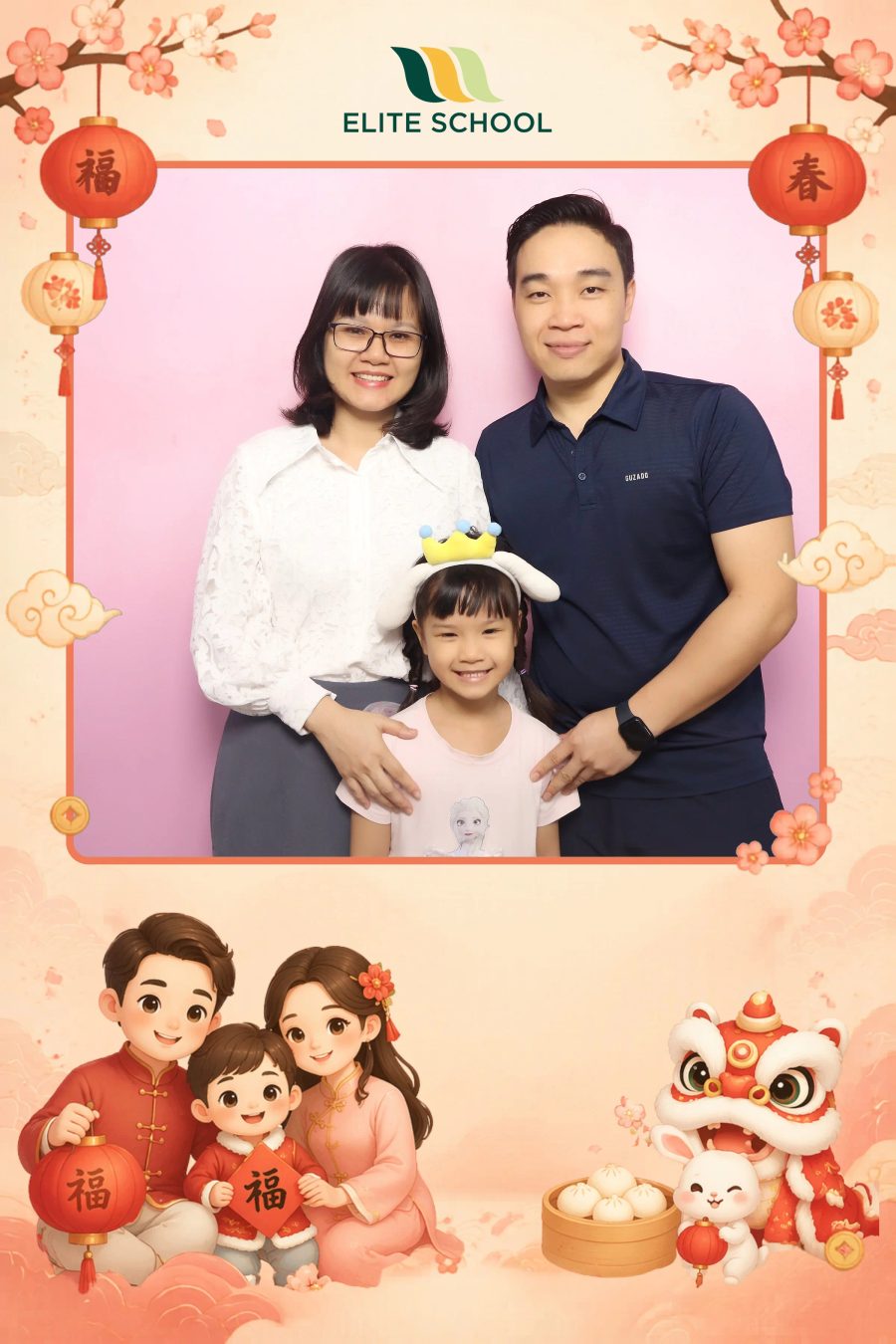 Chupbox Photobooth for Family day at Elite School Binh Duong