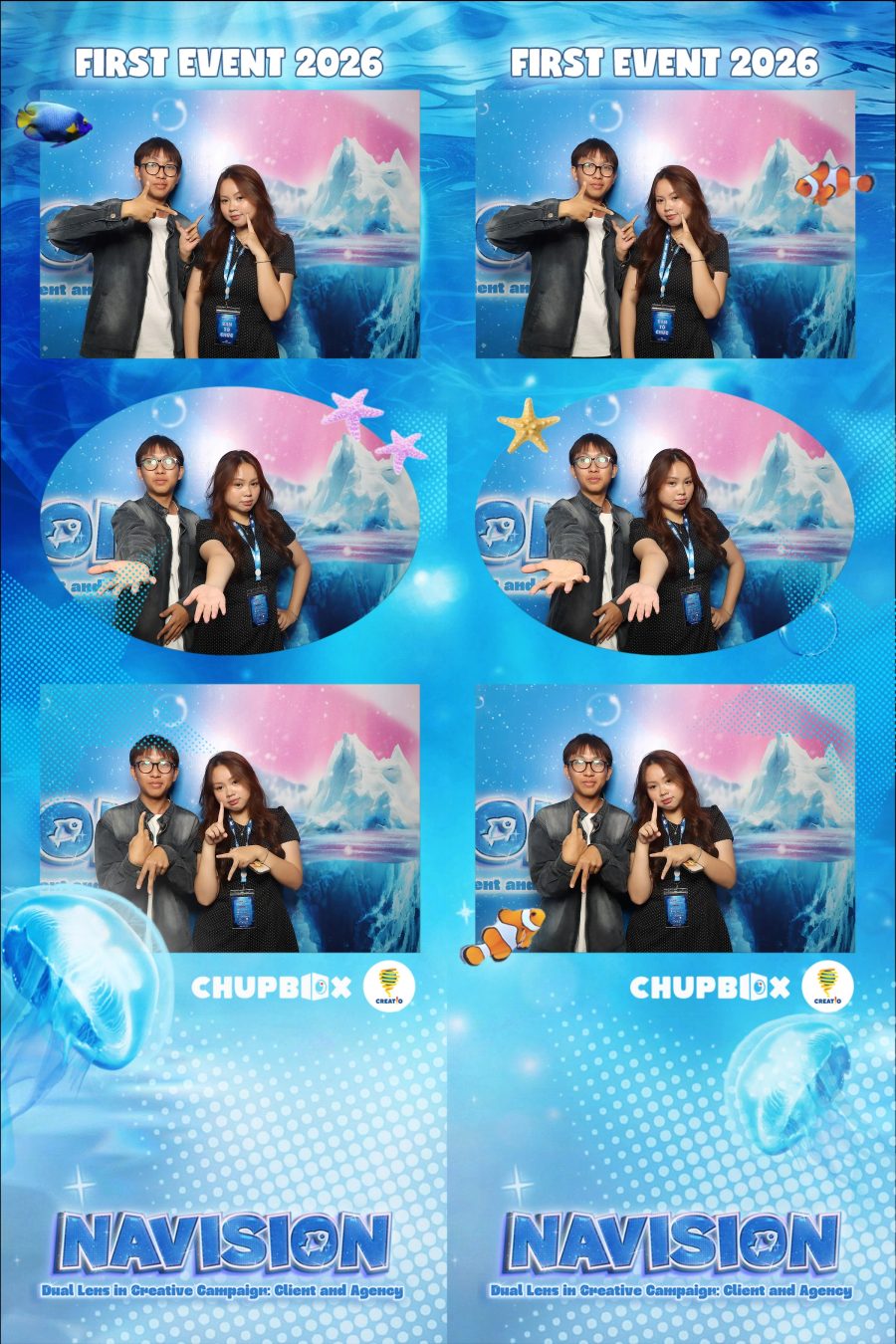 Chupbox Photobooth Photo at FIRST EVENT 2026 of Marketing Club Creatio