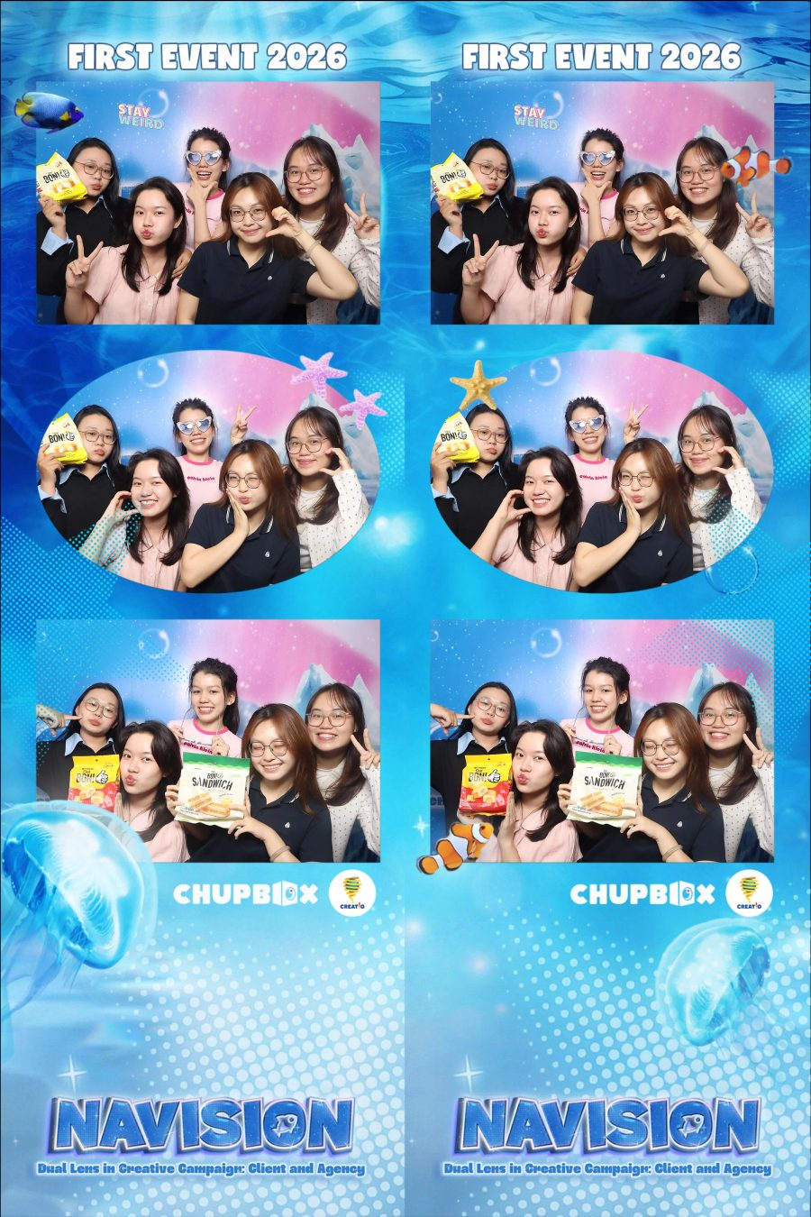 Chupbox Photobooth Photo at FIRST EVENT 2026 of Marketing Club Creatio