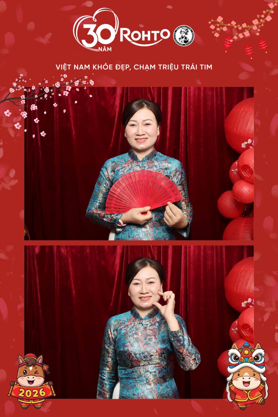 Rohto Vietnam Year-end Party with Chupbox Photobooth
