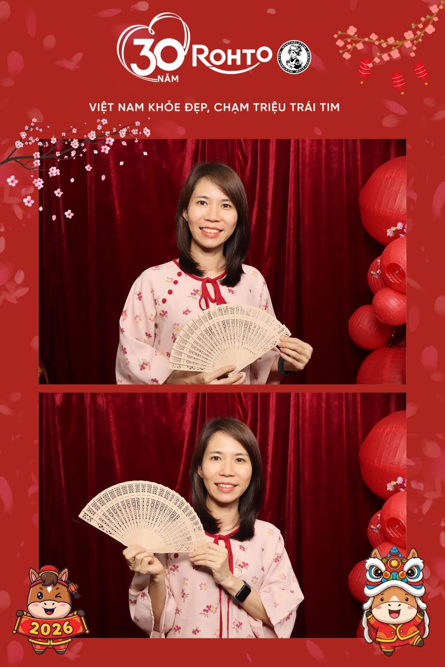 Rohto Vietnam Year-end Party with Chupbox Photobooth