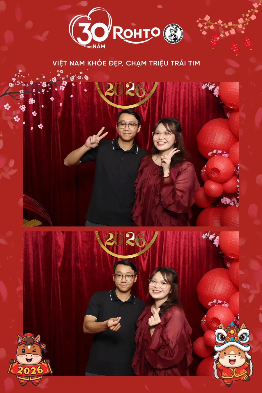 Rohto Vietnam Year-end Party with Chupbox Photobooth