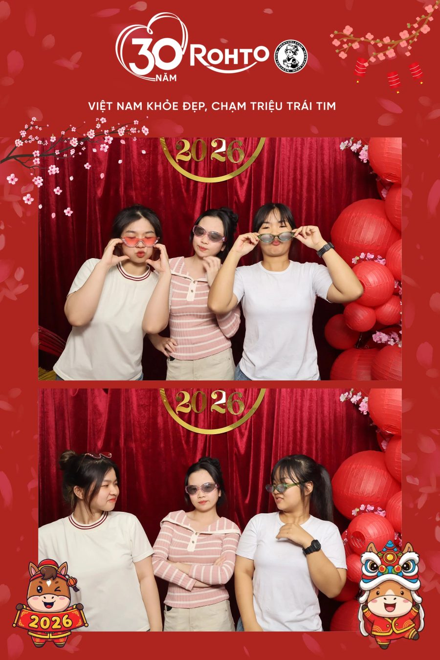 Rohto Vietnam Year-end Party with Chupbox Photobooth