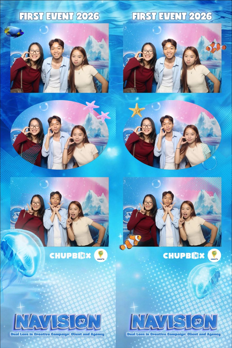 Chupbox Photobooth Photo at FIRST EVENT 2026 of Marketing Club Creatio