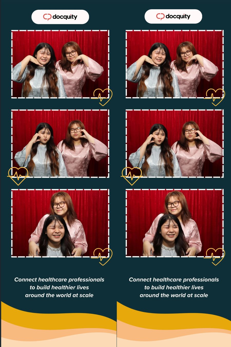 Chupbox Photobooth operation at Docquity company event
