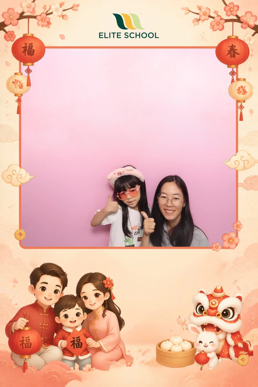 Chupbox Photobooth for Family day at Elite School Binh Duong