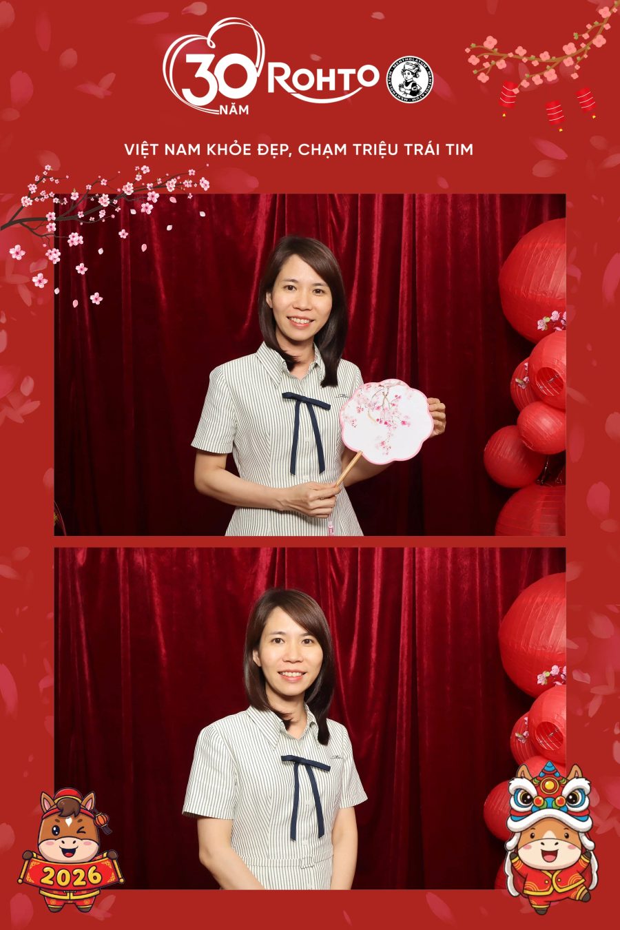 Rohto Vietnam Year-end Party with Chupbox Photobooth