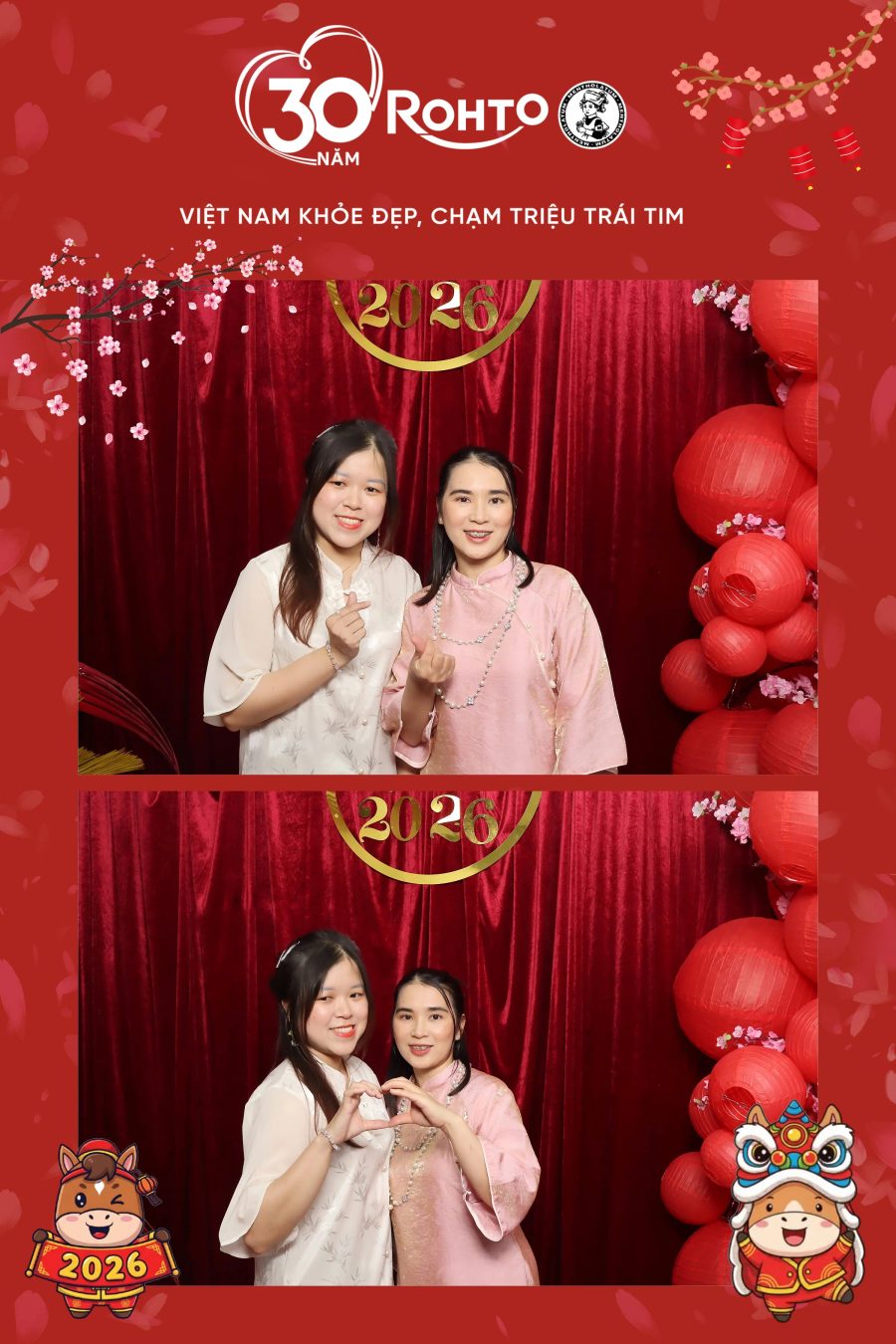 Rohto Vietnam Year-end Party with Chupbox Photobooth