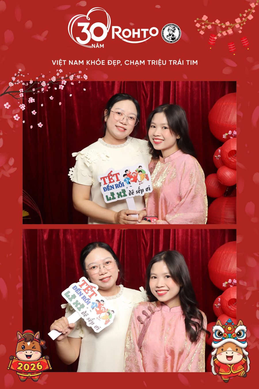 Rohto Vietnam Year-end Party with Chupbox Photobooth
