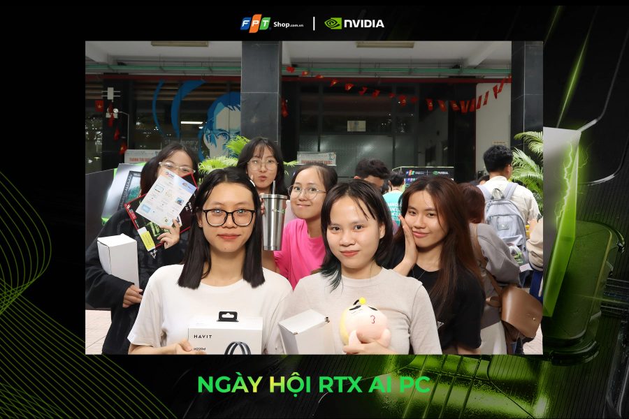 Chupbox Photobooth activity for Nvidia Promotion at University of Economics and Law