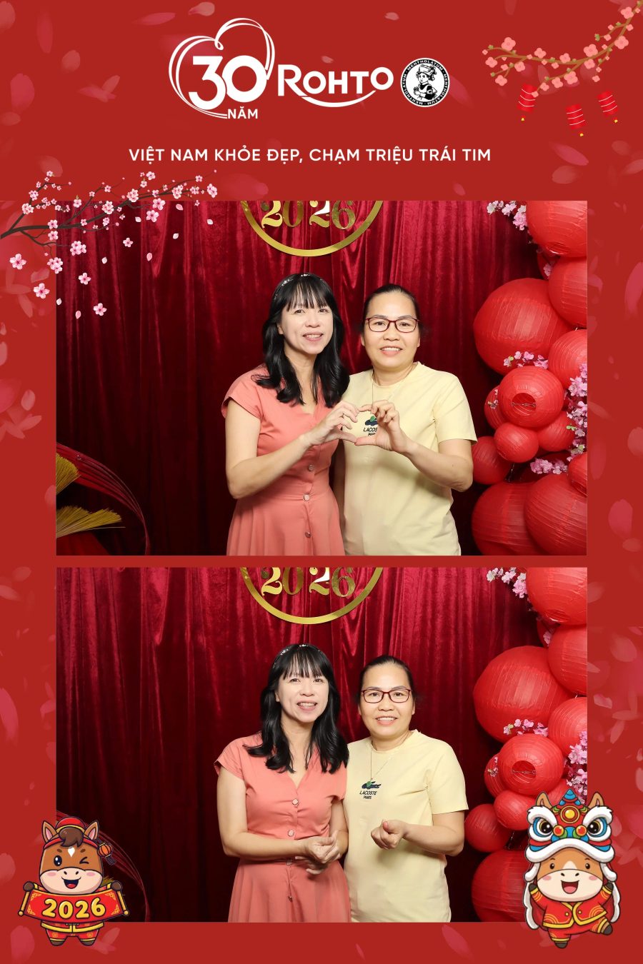 Rohto Vietnam Year-end Party with Chupbox Photobooth