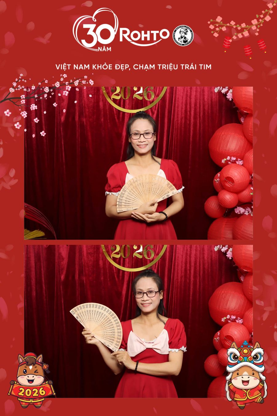 Rohto Vietnam Year-end Party with Chupbox Photobooth