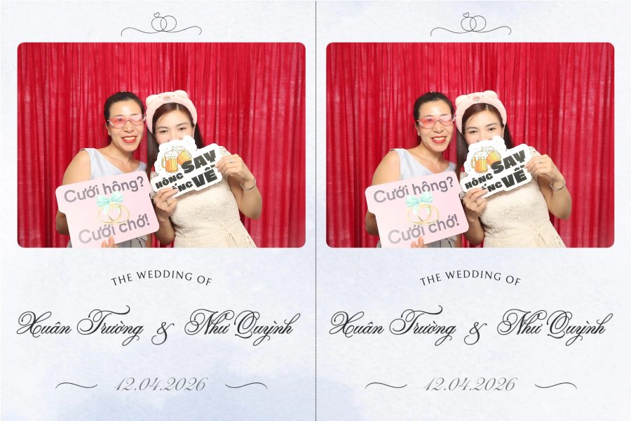 Chupbox Wedding Photobooth for Truong & Quynh at Luxury Palace
