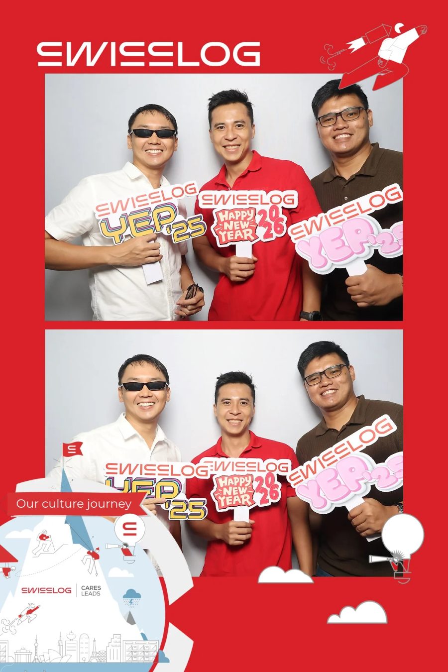Chupbox Photobooth for Swisslog Year-end Party 2026 by Kuka Vietnam