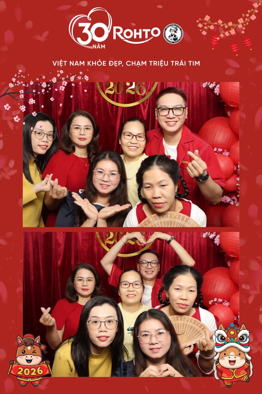 Rohto Vietnam Year-end Party with Chupbox Photobooth