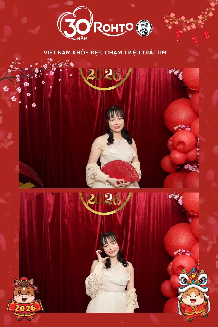Rohto Vietnam Year-end Party with Chupbox Photobooth