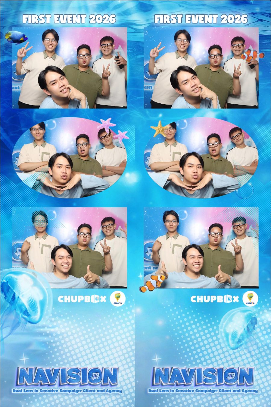 Chupbox Photobooth Photo at FIRST EVENT 2026 of Marketing Club Creatio