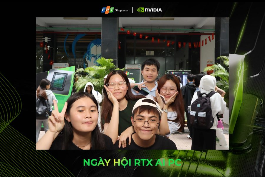 Chupbox Photobooth activity for Nvidia Promotion at University of Economics and Law