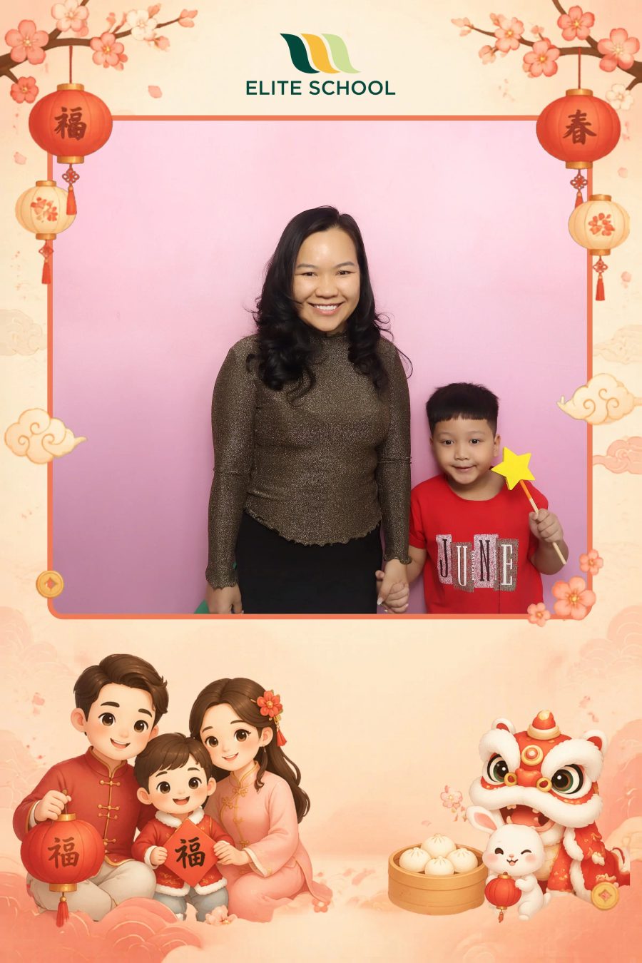 Chupbox Photobooth for Family day at Elite School Binh Duong