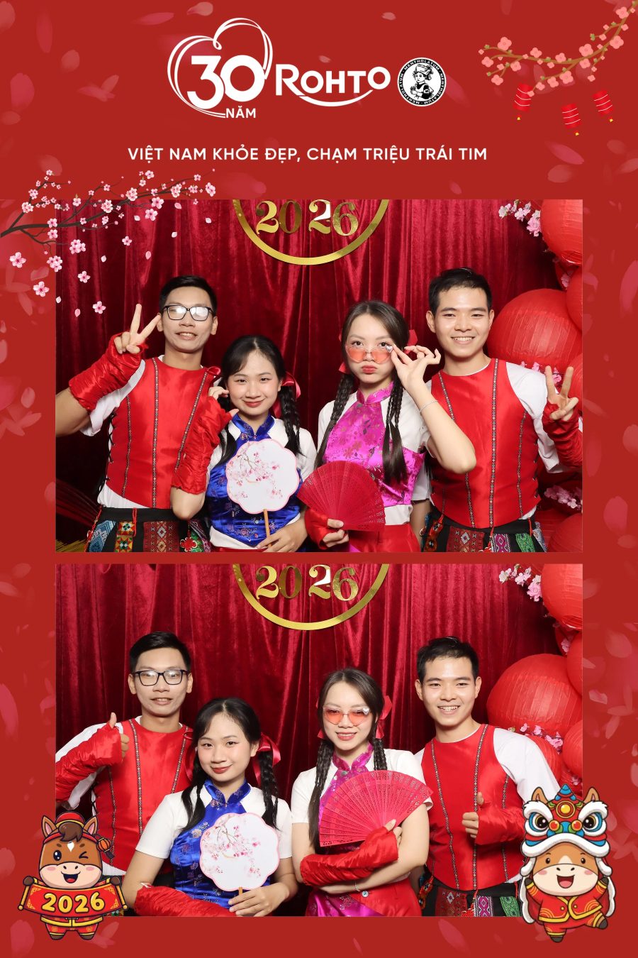 Rohto Vietnam Year-end Party with Chupbox Photobooth
